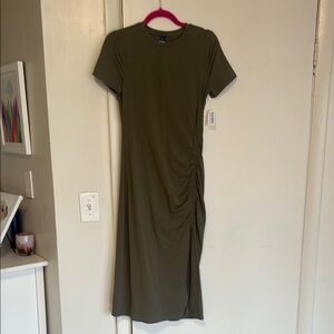NWT Old Navy Ruched T-shirt Dress